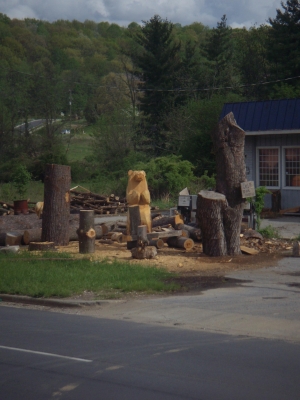 Mountain sculpture