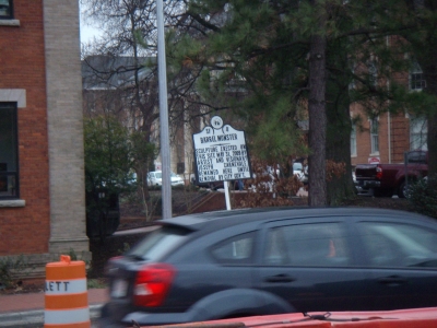 Posted sign, next day