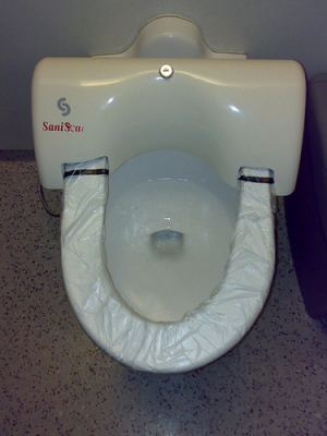 Fancy-pants O'Hare toilet