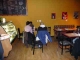 The coffee shop begins to fill up