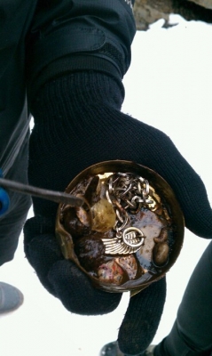slimy contents