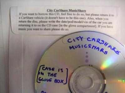 City CarShare MusicShare