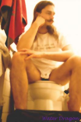 Thinker on The Crapper
