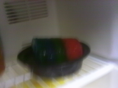 In the freezer