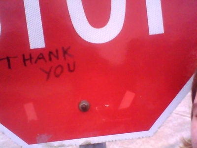 STOP, Thank you STOP, Thank you