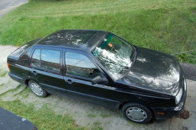 1994 VW Jetta III with patched exhaust system