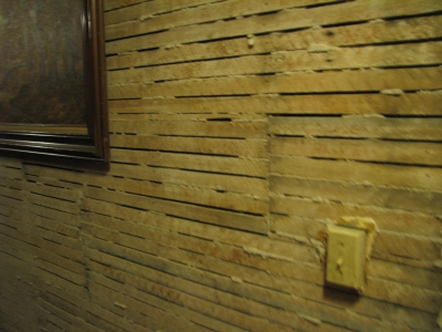 What's behind the plaster.