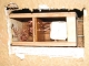 Final placement for diorama in wall.