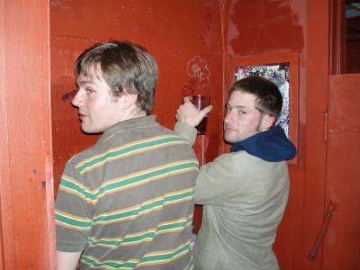 People using urinals
