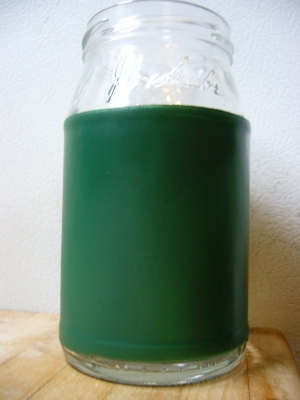 One painted jar!