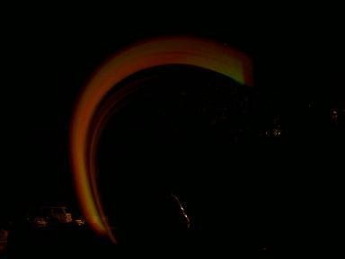 orange and green on a string