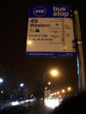 Western bus stop