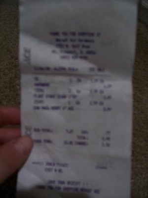 receipt