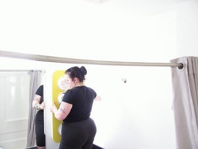 reinstallation of ugly yellow towel thing