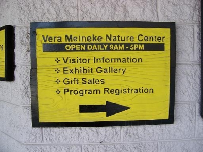 nature center sign