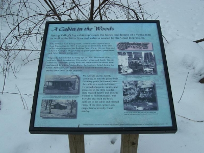 history of the cabin and surrounding area