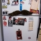 fridge with mustache