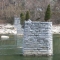 ruins of bridge across the Shenandoah River
