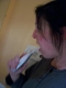 brushing teeth