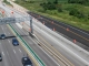 over the freeway!