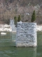 ruins of bridge across the Shenandoah River