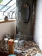 honeybees, owl, and squirrel diorama
