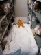 with blanket, pillow,